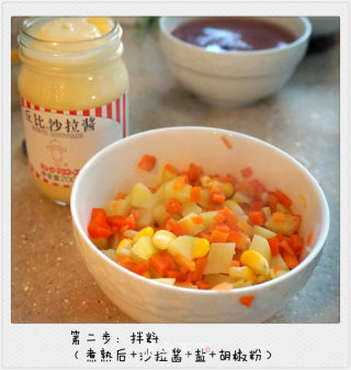 早餐秘笈之金砖复合三明治的做法步骤：3