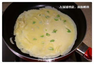早餐秘笈之五彩蛋卷的做法步骤：2