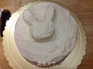 椰蓉奶油兔子生日蛋糕的做法步骤：9