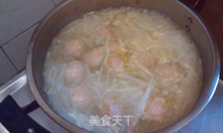 萝卜丝丸子汤的做法步骤：8