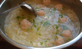 萝卜丝丸子汤的做法步骤：9