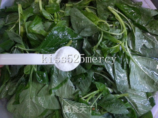 清炒白蔊菜的做法步骤：3