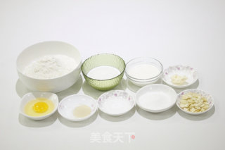 面包机做杏仁吐司的做法步骤：1