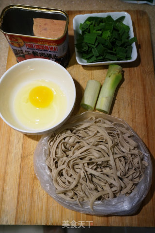 早餐秘笈之阳春荞麦面的做法步骤：1