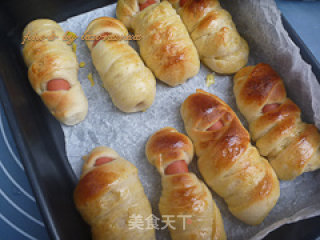 木乃伊面包的做法步骤：9