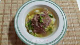 培根白菜汤的做法步骤：3