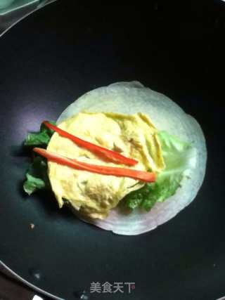 芝士火腿蔬菜卷饼的做法步骤：7