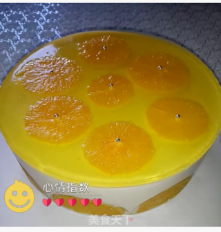 酸奶鲜橙慕斯蛋糕的做法步骤：6