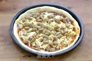 【番茄配方】在家尽享必胜客美味披萨系列——牛肉香肠披萨的做法步骤：10
