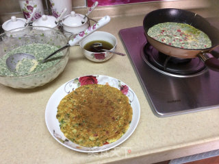 鸡蛋韭菜煎饼的做法步骤：9