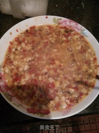 香菇剁椒煎蛋的做法步骤：6