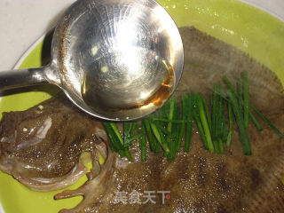 清蒸多宝鱼的做法步骤：8
