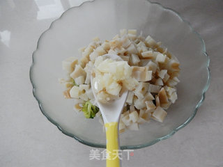 西兰花拌藕丁的做法步骤：7