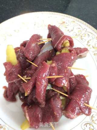 火爆牛肉的做法步骤：3