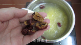 红糖小米粥的做法步骤：4