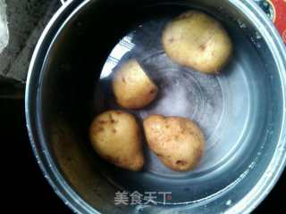 香煎土豆片的做法步骤：2