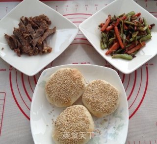 半汤面开心烤饼的做法步骤：12