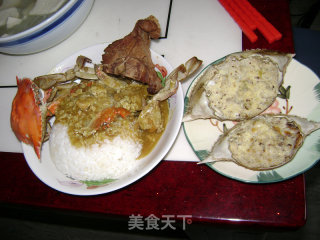 黄金咖喱蟹的做法步骤：18
