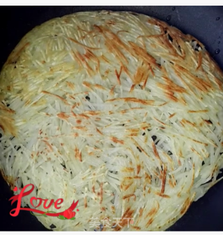 土豆丝饼的做法步骤：2