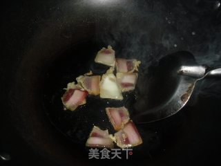 腊肉炒包菜的做法步骤：4