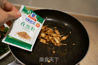 孜然牙签肉的做法步骤：9