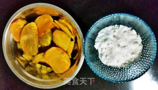 香煎红薯饼的做法步骤：1
