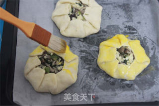 【番茄配方】蘑菇咸派——非常香脆可口的咸味派的做法步骤：12