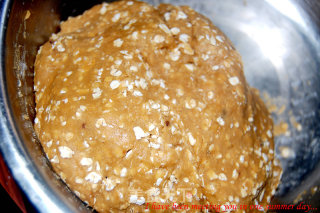 红糖麦片饼干的做法步骤：7