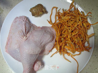 虫草花炖鸭肉的做法步骤：1