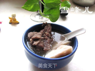 秋补靓汤---莲藕黑豆排骨汤的做法步骤：8