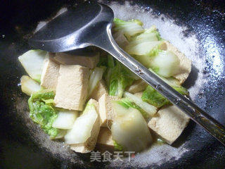 冻豆腐白菜的做法步骤：12