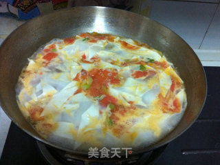 酸辣开胃面片汤的做法步骤：6
