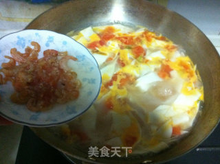 酸辣开胃面片汤的做法步骤：7