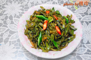 冬季时令蔬菜---扁豆角的做法步骤：5