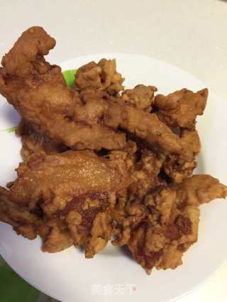菠菜粉条炖酥肉的做法步骤：3