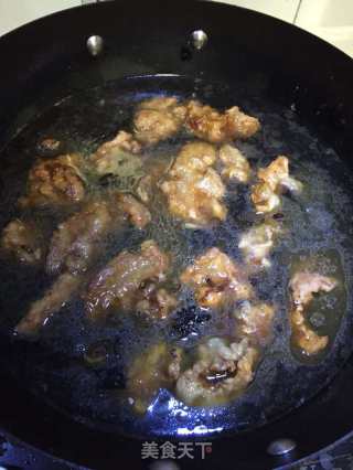 菠菜粉条炖酥肉的做法步骤：5