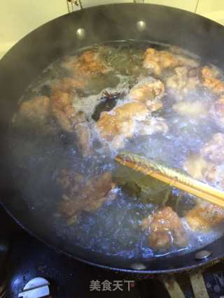 菠菜粉条炖酥肉的做法步骤：6