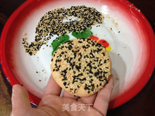 【芝麻番薯饼】的做法步骤：12