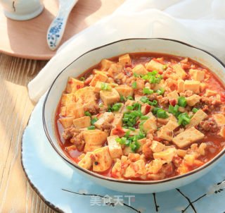 麻婆豆腐的做法步骤：9