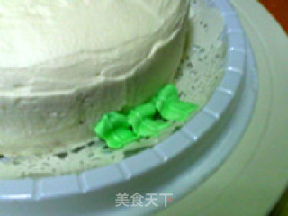 裱花蛋糕：向日葵的做法步骤：12