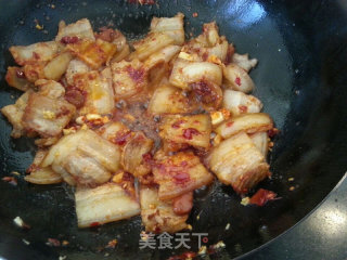 回锅肉的做法步骤：8