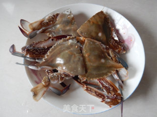 梭子蟹烧鱼块的做法步骤：3