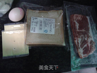 培根芝士三明治的做法