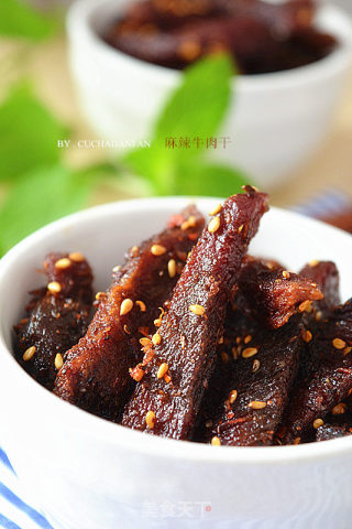 麻辣牛肉干的做法步骤：10
