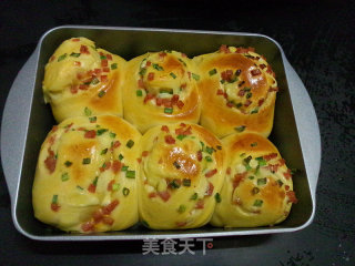 芝士火腿面包的做法步骤：18