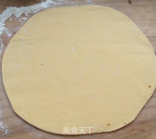 红薯孜然香葱油酥手抓饼的做法步骤：9