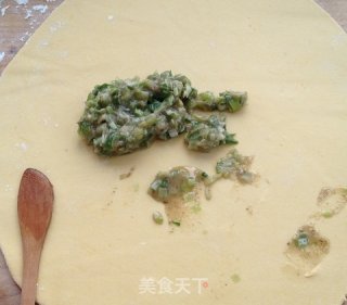 红薯孜然香葱油酥手抓饼的做法步骤：10