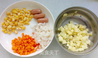 芝士饭团的做法步骤：2