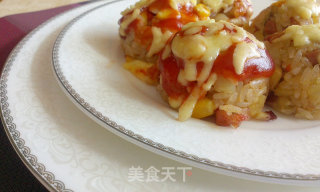 芝士饭团的做法步骤：13
