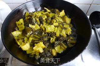 酸菜嫩笋肉片的做法步骤：2
